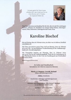 Portrait von Karoline Bischof